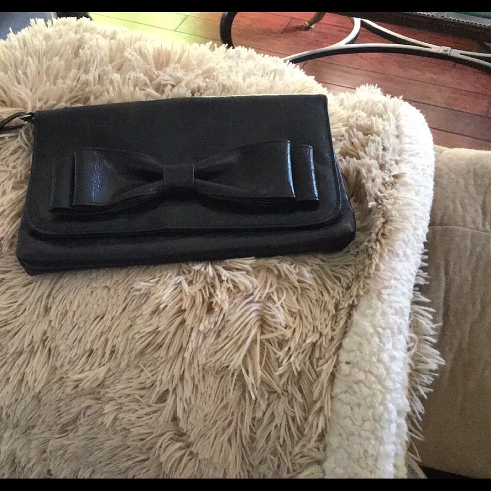 Bloomingdales Leather Clutch